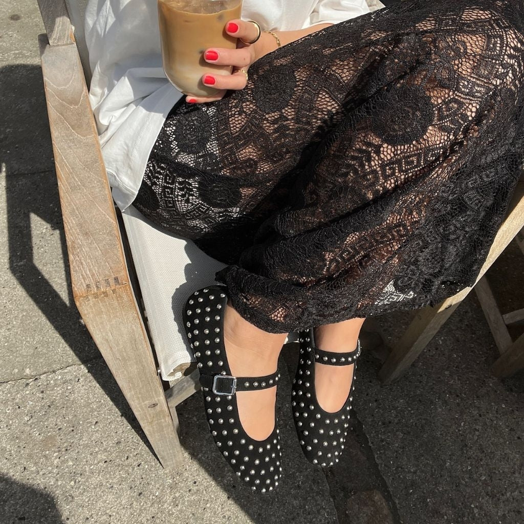 COPENHAGEN SHOES FOR A WHILE Ballerina 0001 BLACK