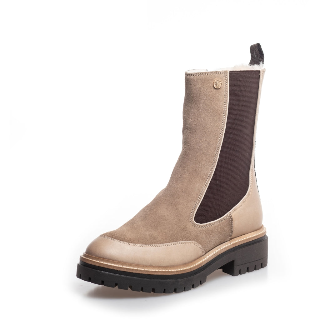 COPENHAGEN SHOES FOXY SUEDE Støvler 120 IVORY