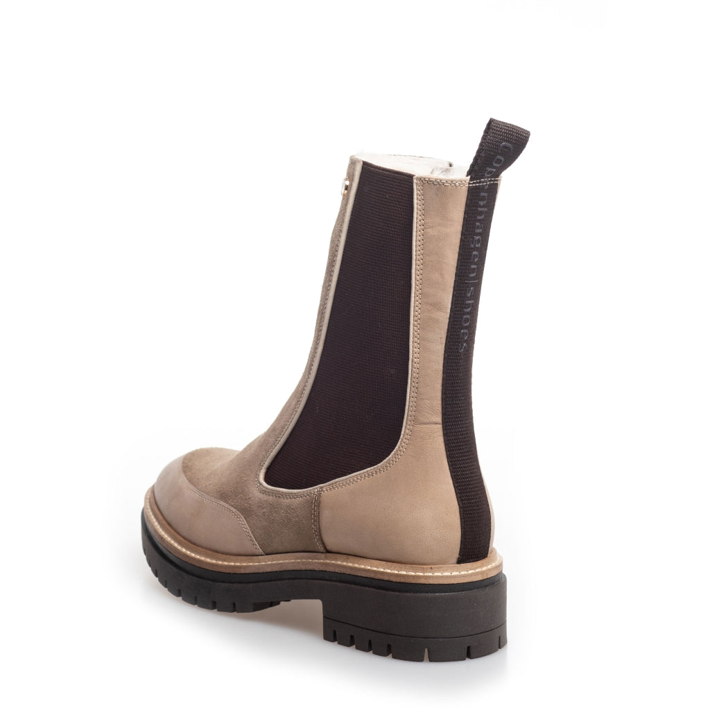 COPENHAGEN SHOES FOXY SUEDE Støvler 120 IVORY