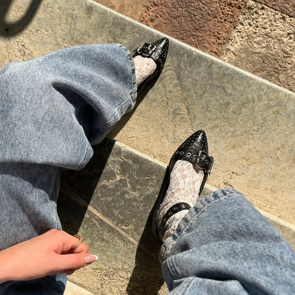 COPENHAGEN SHOES FUTURE LOVE Ballerina 0001 BLACK