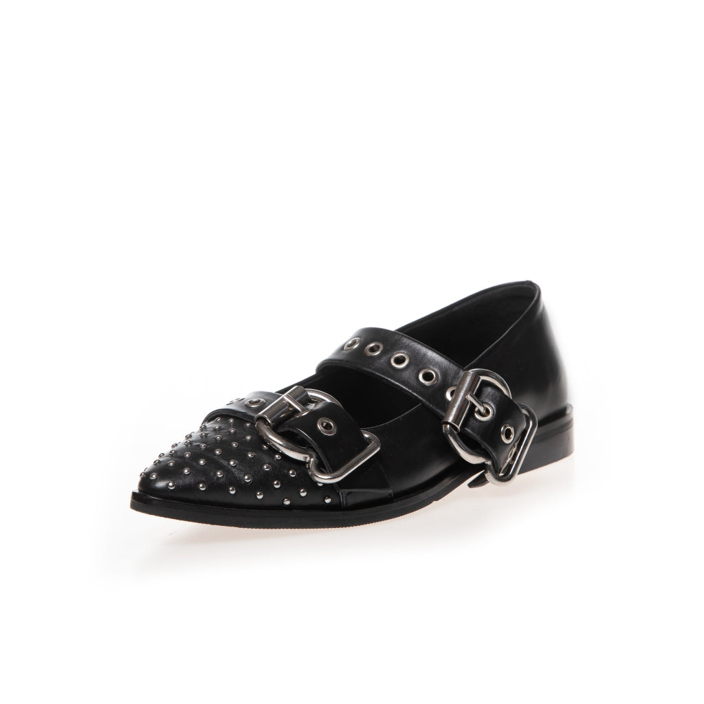COPENHAGEN SHOES FUTURE VIBES Ballerina 0001 BLACK