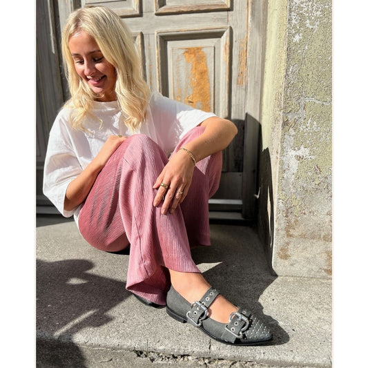 COPENHAGEN SHOES FUTURE VIBES Ballerina 0262 BLACK DENIM