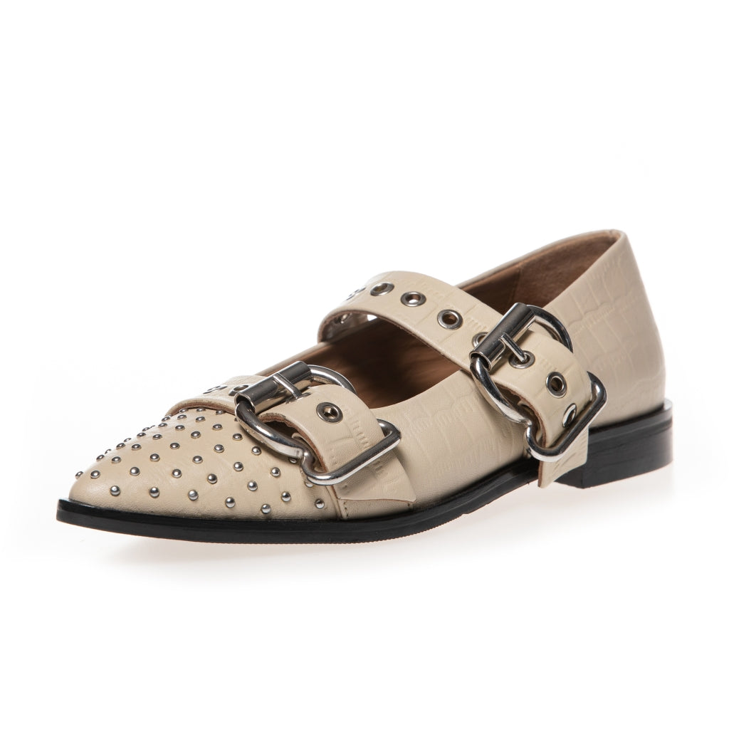 COPENHAGEN SHOES FUTURE VIBES BEIGE Ballerina 0002 BEIGE