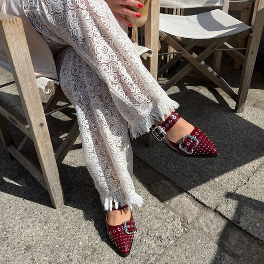 COPENHAGEN SHOES FUTURE VIBES PATENT Ballerina 229 Bordo