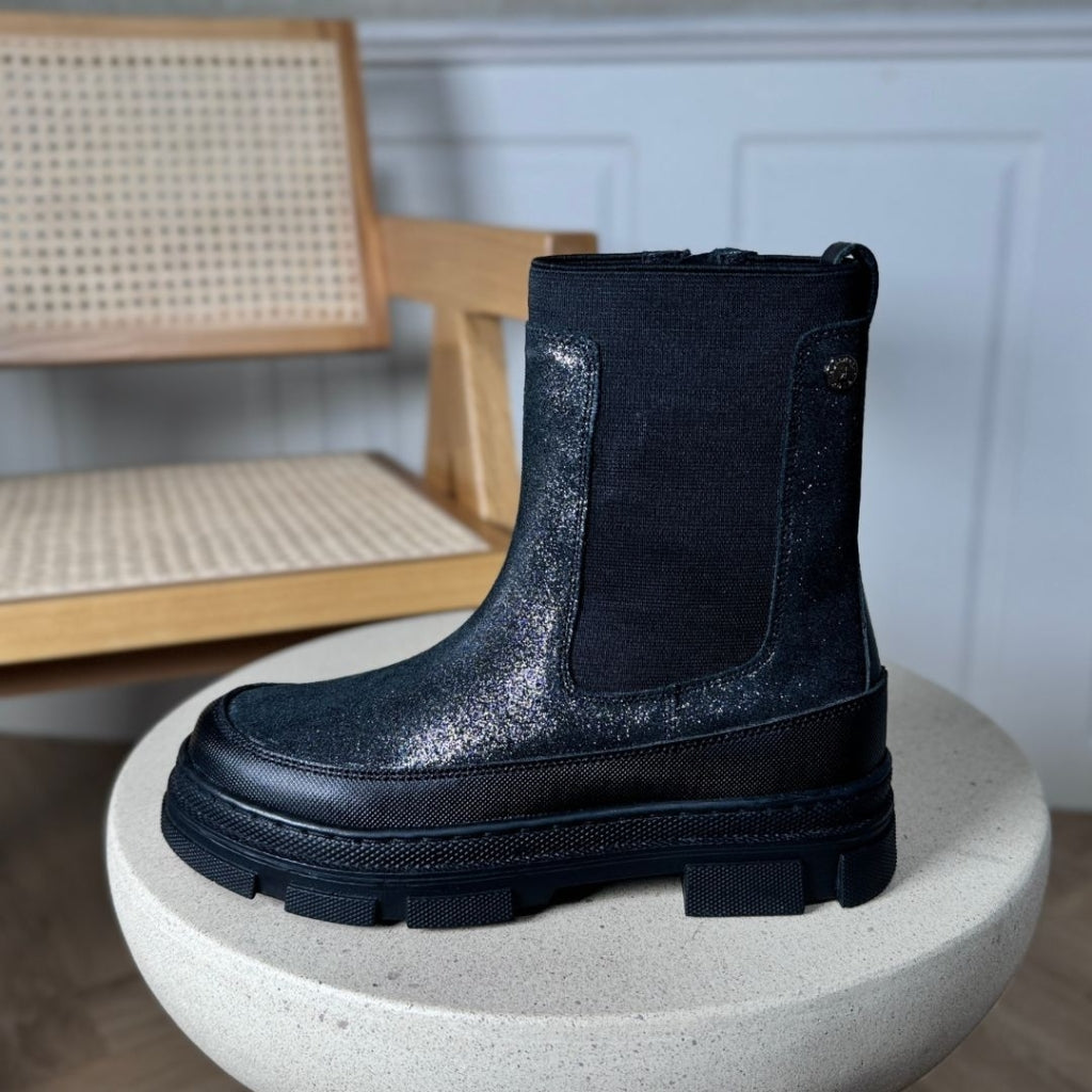 COPENHAGEN KIDS GILLIAN - BLACK/SILVER (WR) Støvler 2206 BLACK/SILVER