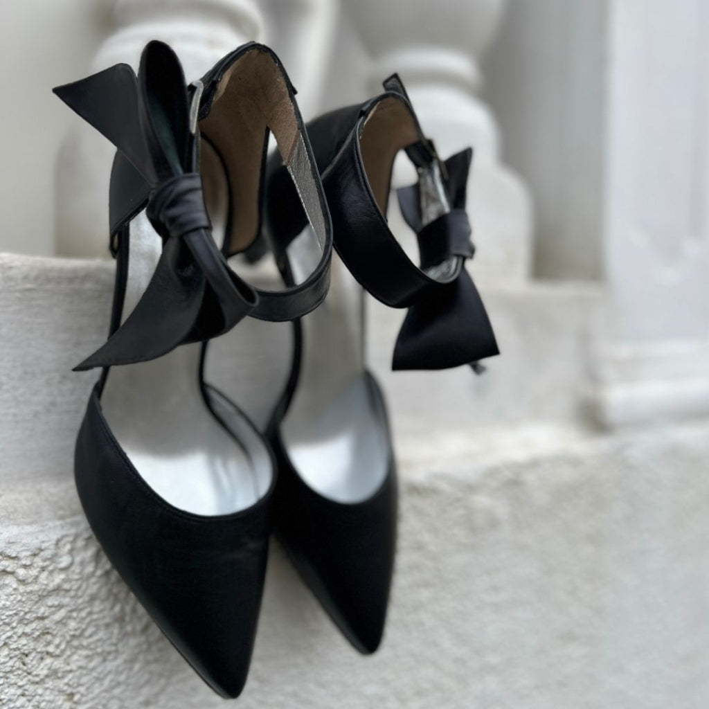 COPENHAGEN SHOES GOING OUT Leather Stiletter 0001 BLACK
