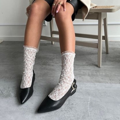 COPENHAGEN SHOES IS IT LOVE Ballerina 0001 BLACK