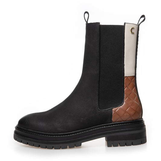COPENHAGEN SHOES IT'S A KIND OF MAGIC Støvler 2201 BLACK/BROWN/BEIGE