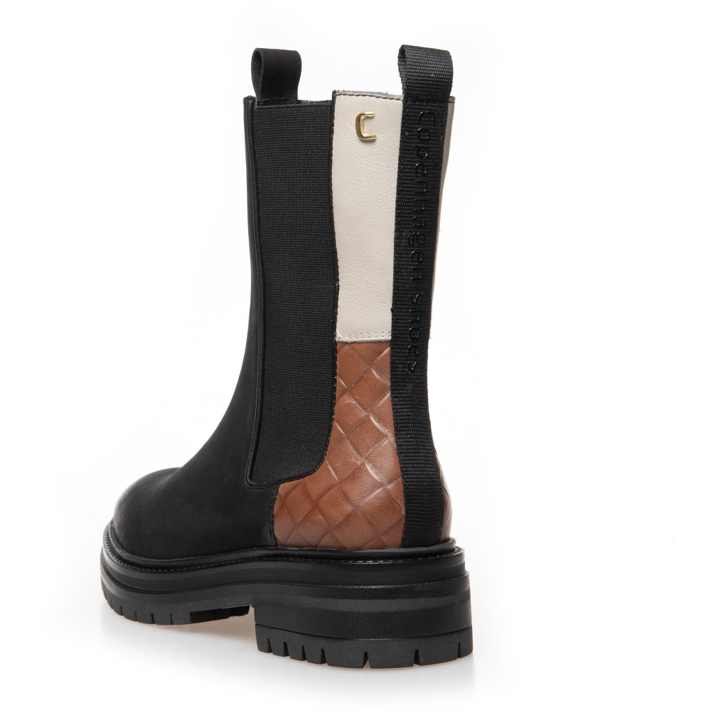 COPENHAGEN SHOES IT'S A KIND OF MAGIC Støvler 2201 BLACK/BROWN/BEIGE