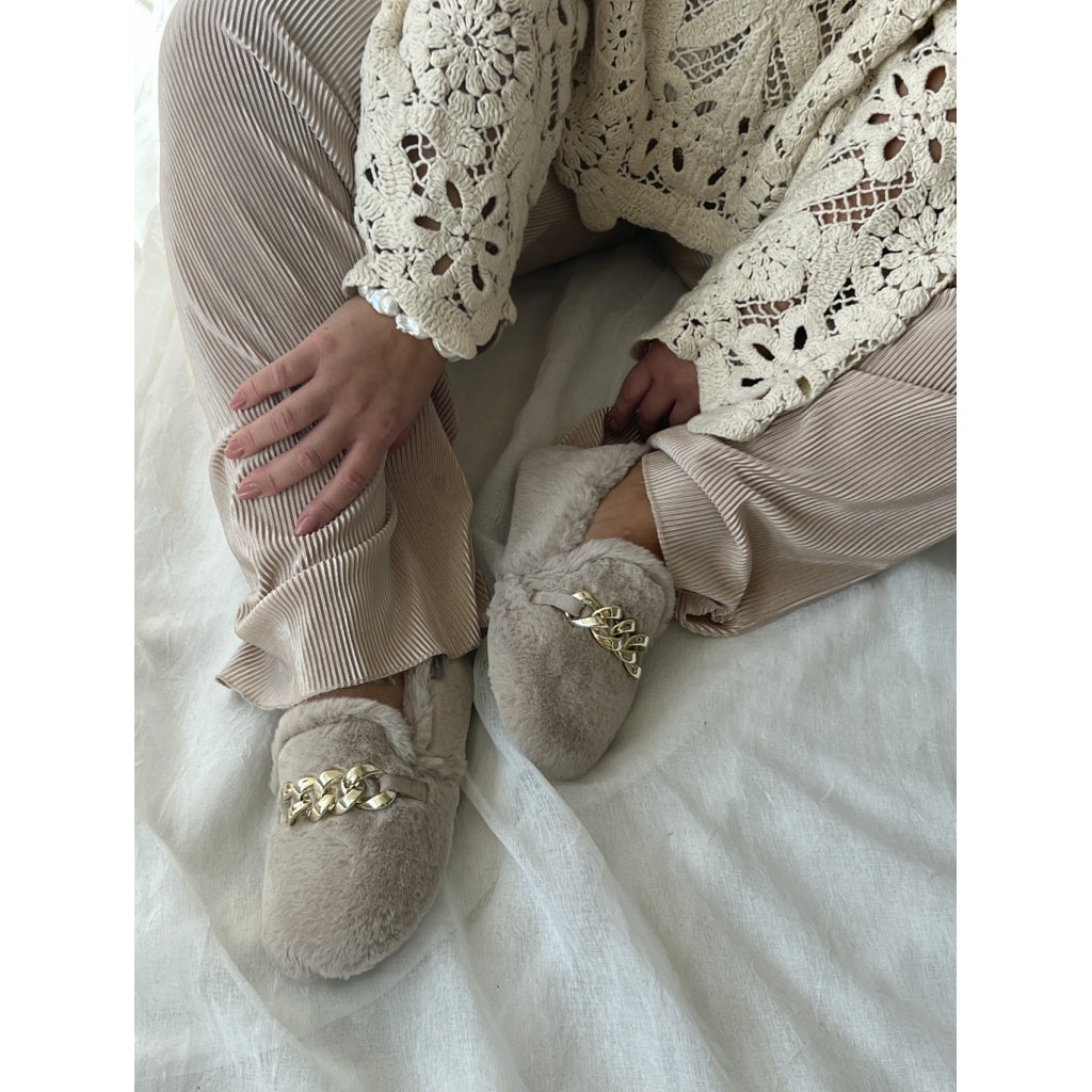 COPENHAGEN SHOES JOY Hjemmesko 0002 BEIGE