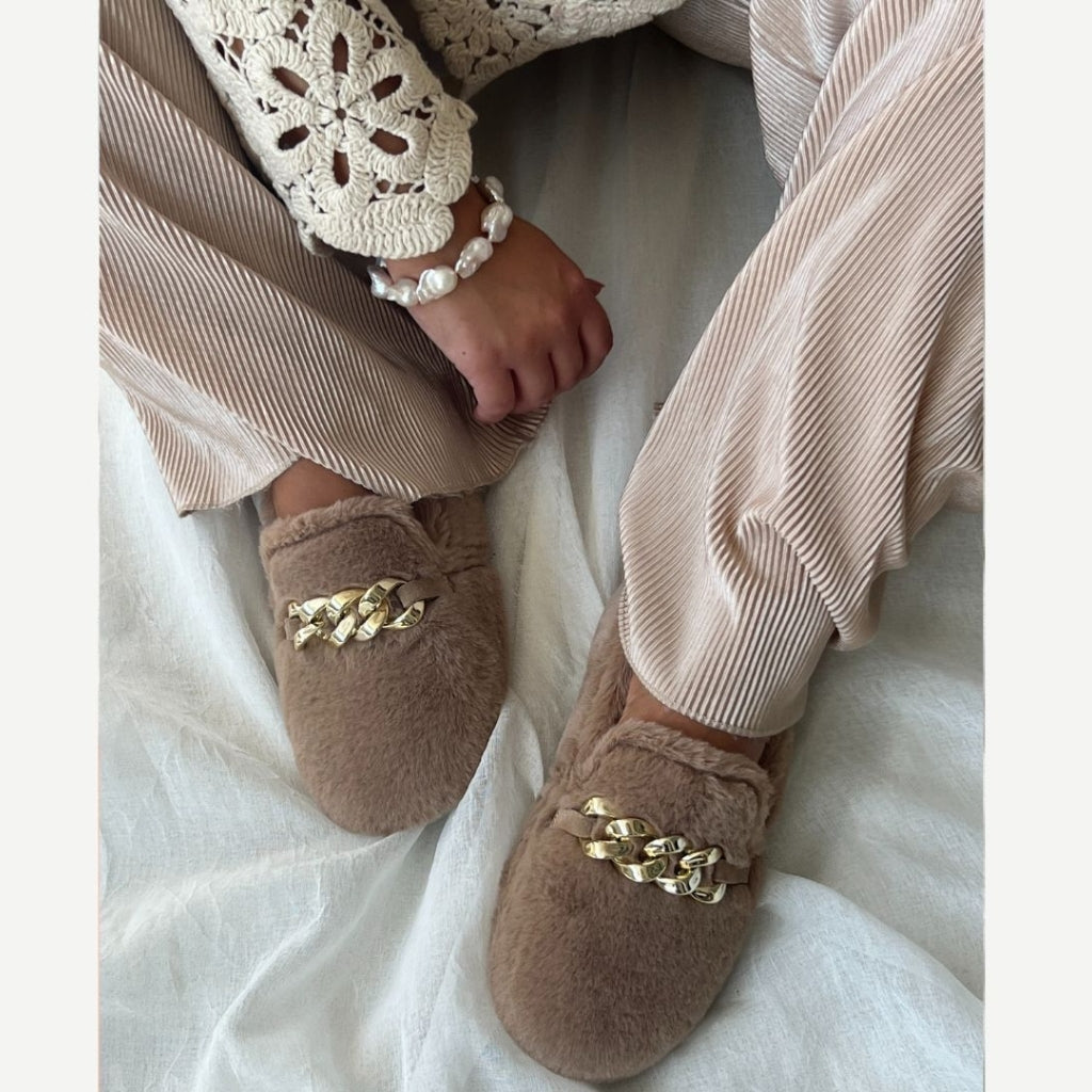COPENHAGEN SHOES JOY Hjemmesko 0057 TAUPE