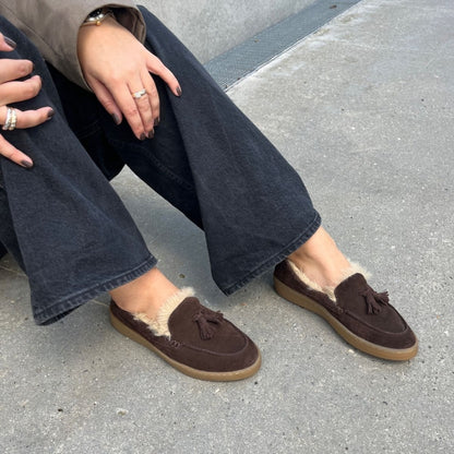 COPENHAGEN SHOES JUST A KISS Loafers 0018 DK BROWN
