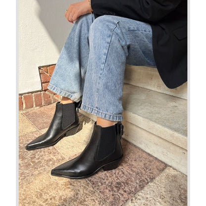 COPENHAGEN SHOES JUST THEN Støvler 0001 BLACK