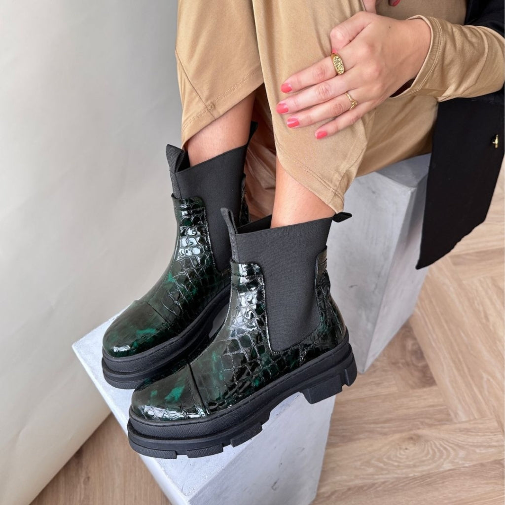 COPENHAGEN SHOES KEEP ON DREAMING Støvler 2244 DARK GREEN