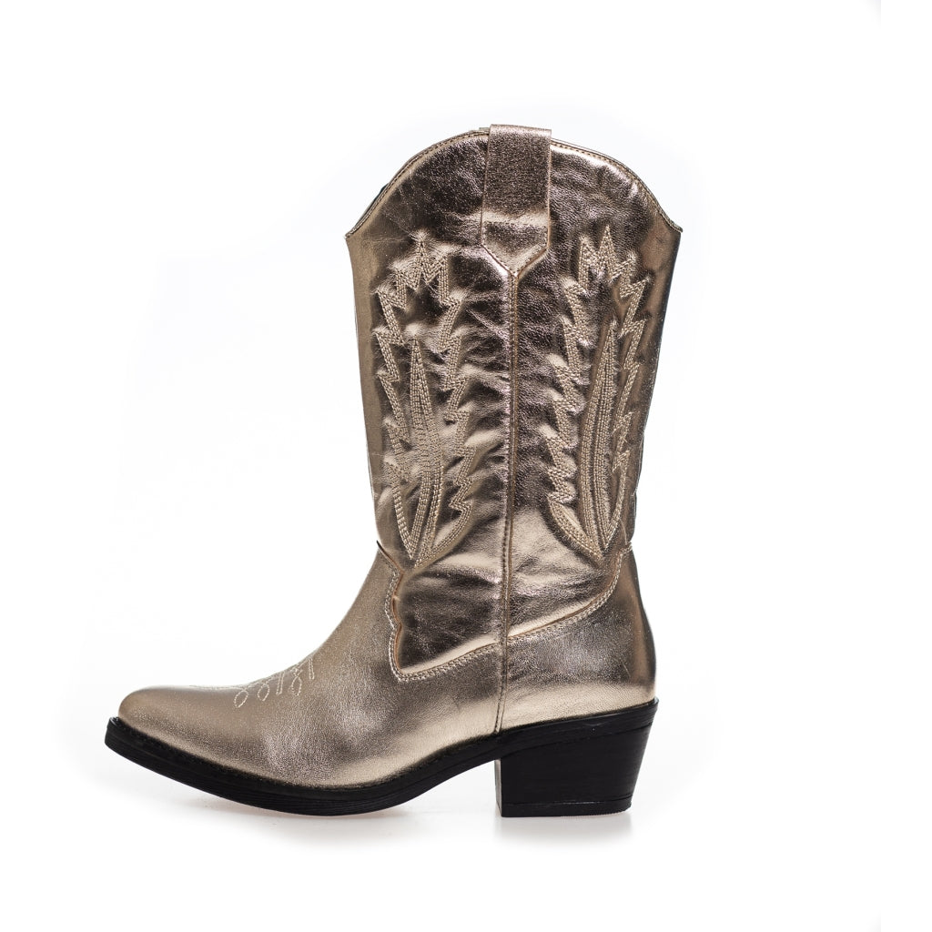 COPENHAGEN SHOES KEEP YOUR POWER - METALLIC Støvler 012 Gold metallic