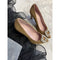 COPENHAGEN SHOES LA Stiletter 0097 CAMEL (STRIPED PINE)