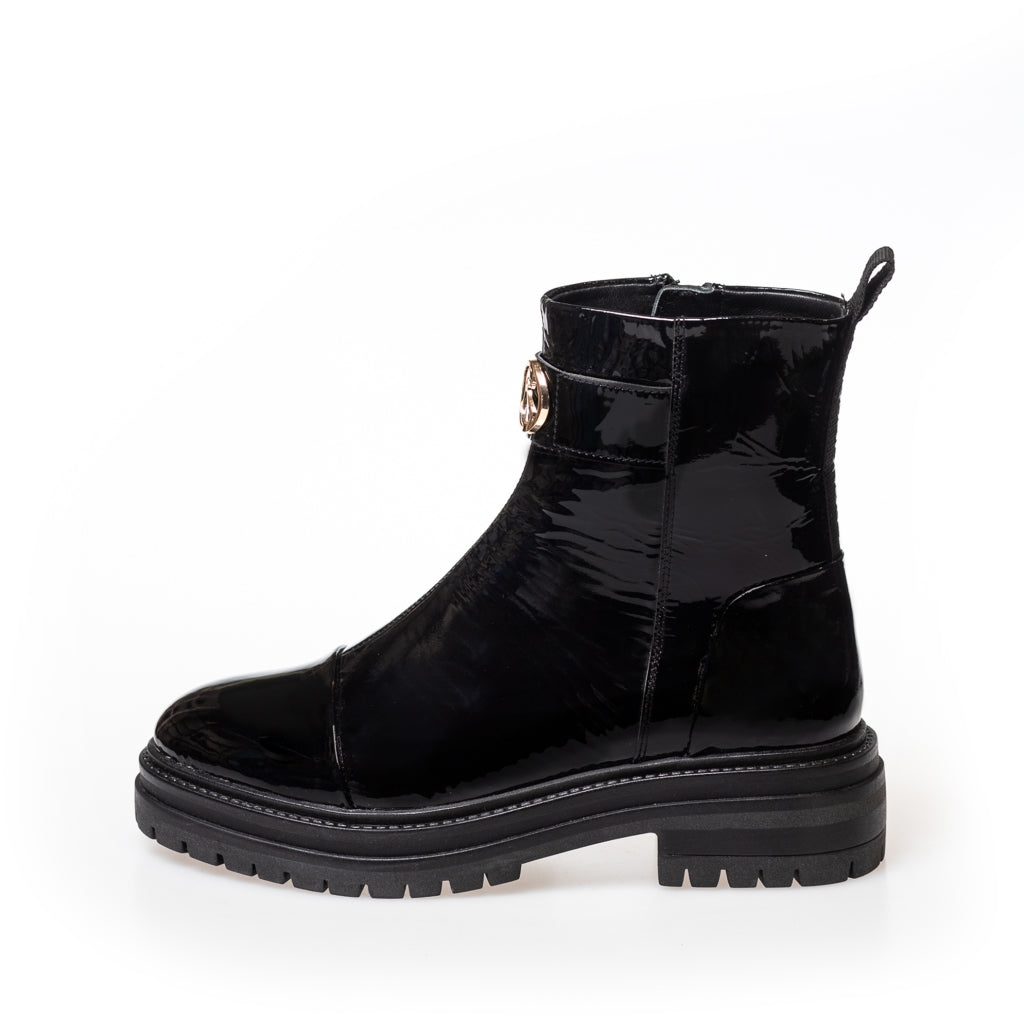 COPENHAGEN SHOES LADY BOSS PATENT Støvler 038 Black patent