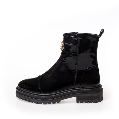 COPENHAGEN SHOES LADY BOSS PATENT Støvler 038 Black patent