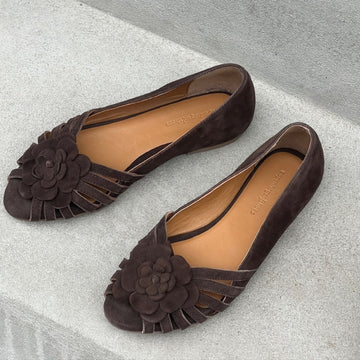 COPENHAGEN SHOES LA FEMME S. Ballerina 004 Dark brown