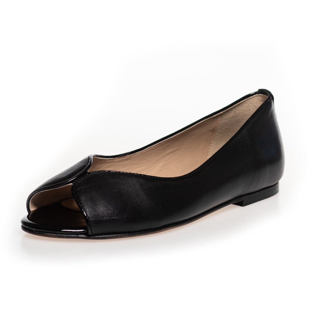 COPENHAGEN SHOES LIKE A MELODY Ballerina 0001 BLACK