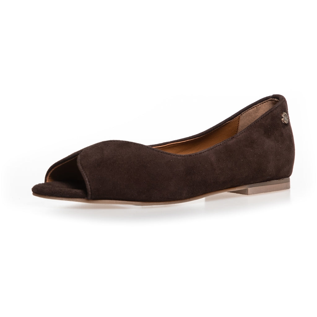 COPENHAGEN SHOES LIKE A MELODY PLAIN Ballerina 004 Dark brown