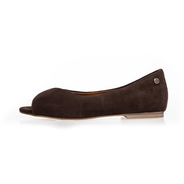 COPENHAGEN SHOES LIKE A MELODY PLAIN Ballerina 004 Dark brown