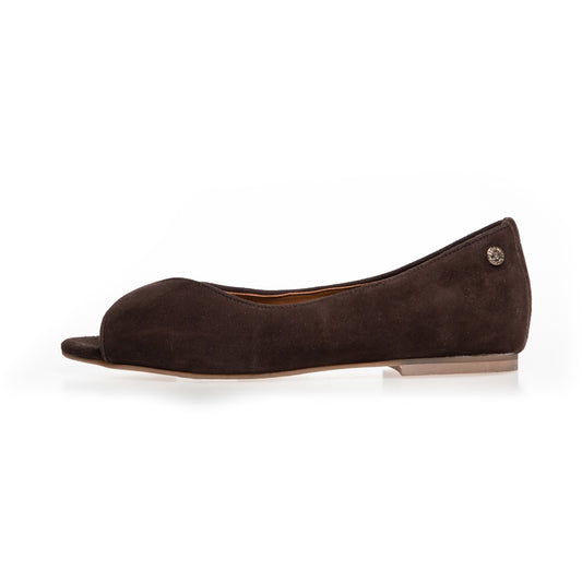 COPENHAGEN SHOES LIKE A MELODY PLAIN Ballerina 004 Dark brown