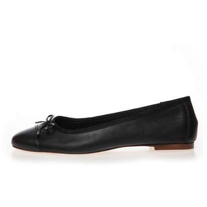 COPENHAGEN SHOES LOVELY Ballerina 510 Black plain