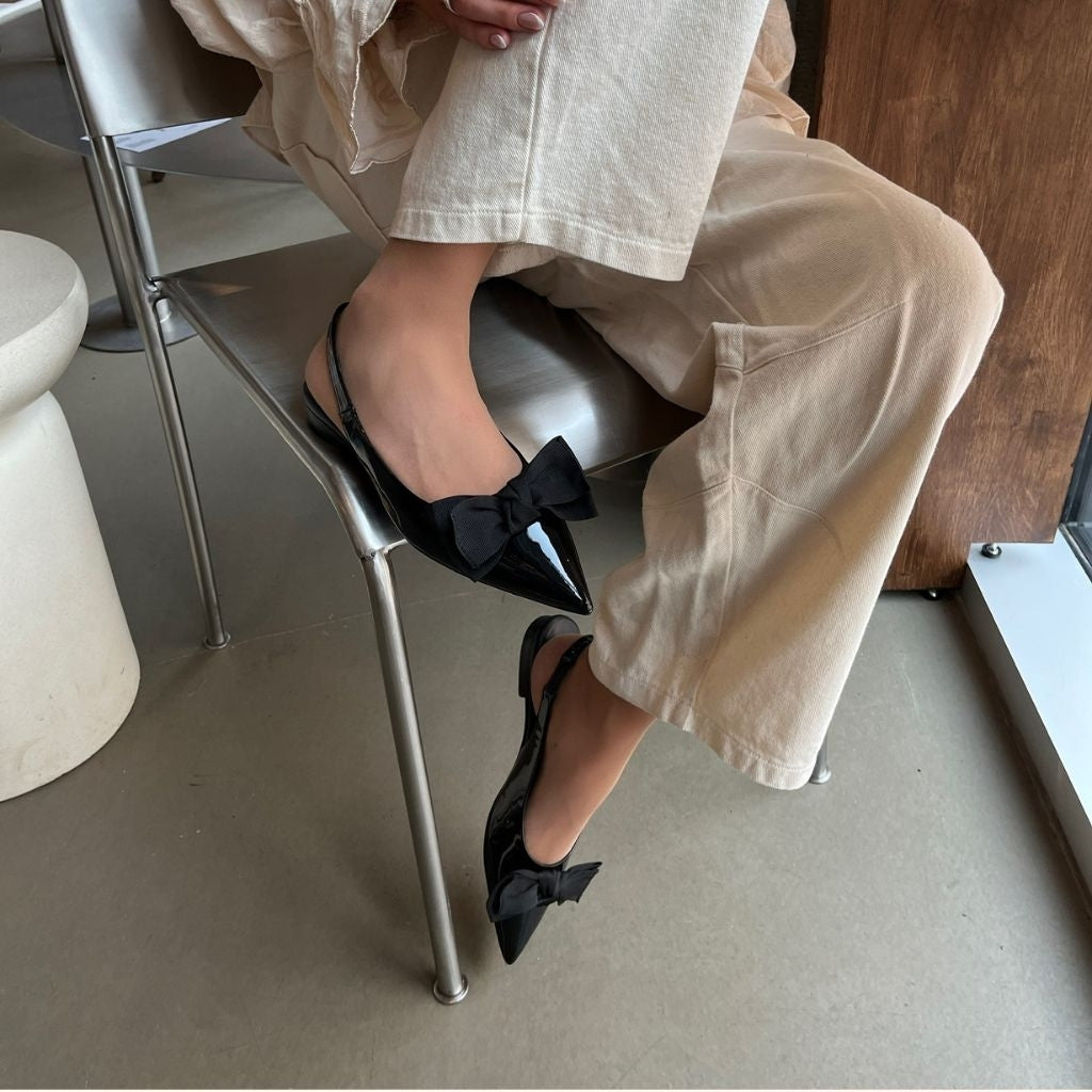 COPENHAGEN SHOES LOVE ALWAYS - PATENT Ballerina 038 Black patent