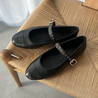 COPENHAGEN SHOES LOVE AND DREAMS Ballerina 0001 BLACK