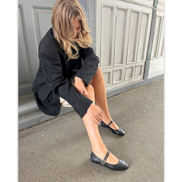 COPENHAGEN SHOES LOVE AND DREAMS Ballerina 0001 BLACK