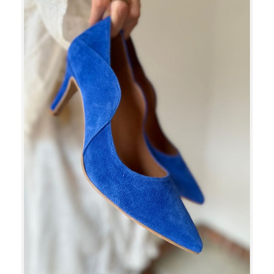 COPENHAGEN SHOES LOVE AND JOY Stiletter 1202 ELECTRIC BLUE