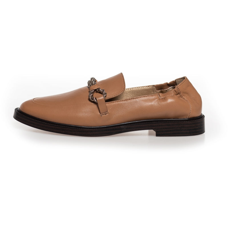 COPENHAGEN SHOES LOVE AND WALK Loafers 0133 CAPPUCCINO