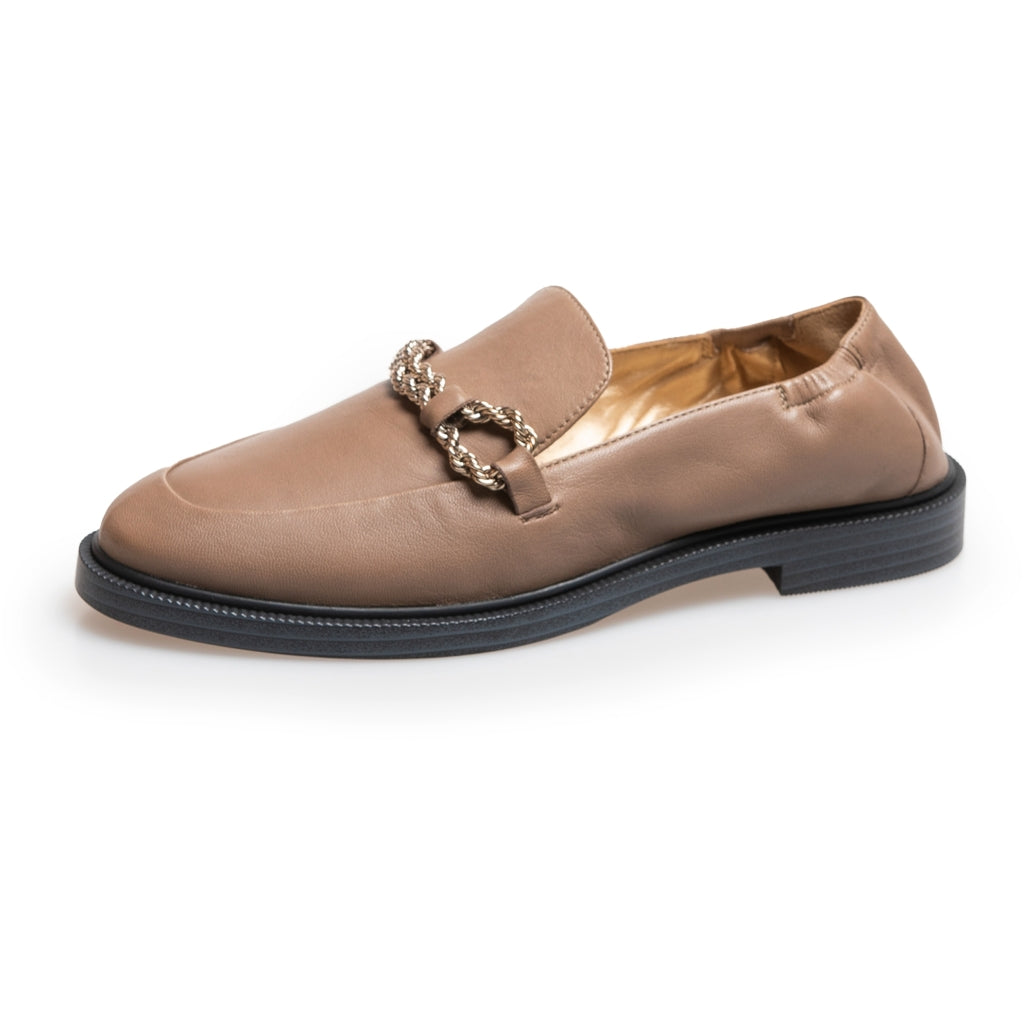 COPENHAGEN SHOES LOVE AND WALK - BROWN Loafers 0014 FUNGI (BROWN)