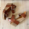 COPENHAGEN SHOES LUCA Sandaler med kilehæl 0012 BROWN
