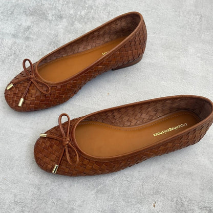 COPENHAGEN SHOES LUCIE Ballerina 0241 COGNAC