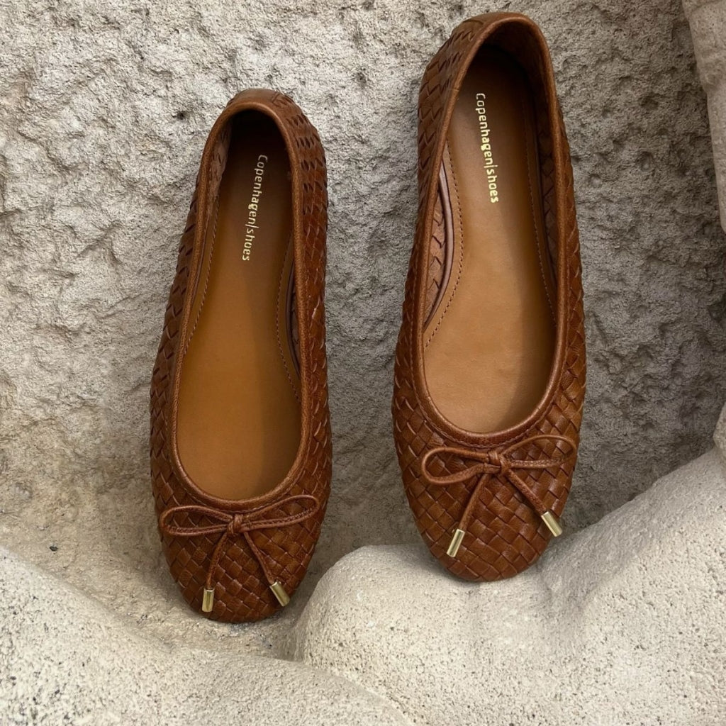 COPENHAGEN SHOES LUCIE Ballerina 0241 COGNAC