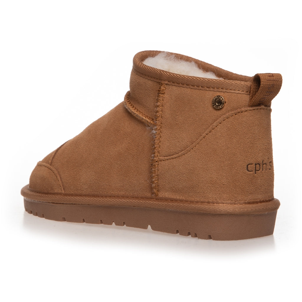 COPENHAGEN SHOES LUCKY ME LOW Støvler 0138 CAMEL