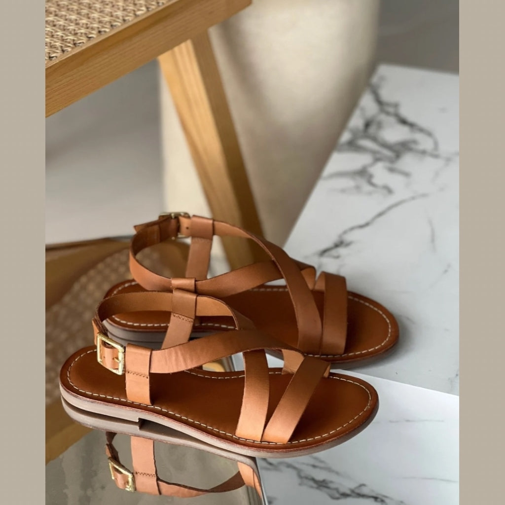COPENHAGEN SHOES MARI-Copenhagenshoes by Josefine valentin Sandaler 112 Cognac