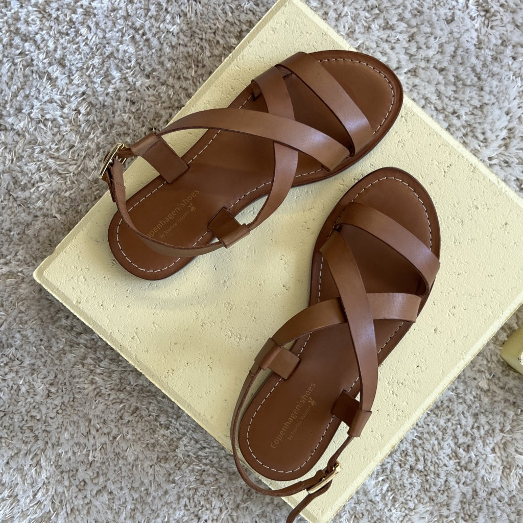 COPENHAGEN SHOES MARI-Copenhagenshoes by Josefine valentin Sandaler 112 Cognac