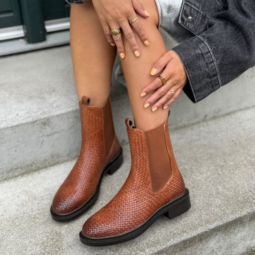 COPENHAGEN SHOES MOVEMENT Støvler 0241 COGNAC