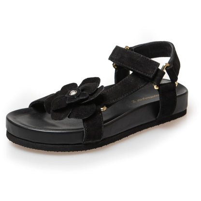 COPENHAGEN KIDS MY FLOWERS GIRL Sandaler 0001 BLACK SUEDE