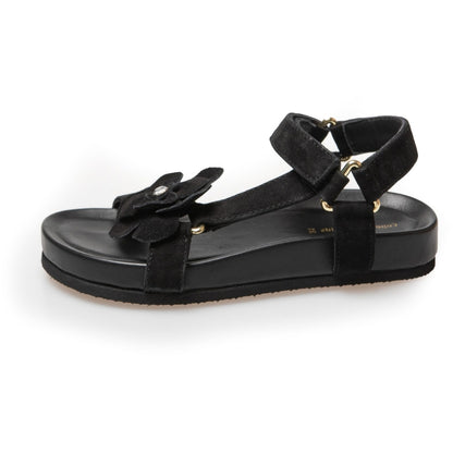 COPENHAGEN KIDS MY FLOWERS GIRL Sandaler 0001 BLACK SUEDE