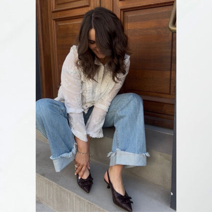COPENHAGEN SHOES MY GOLD CR. Stiletter 004 Dark brown