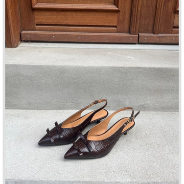 COPENHAGEN SHOES MY GOLD CR. Stiletter 004 Dark brown