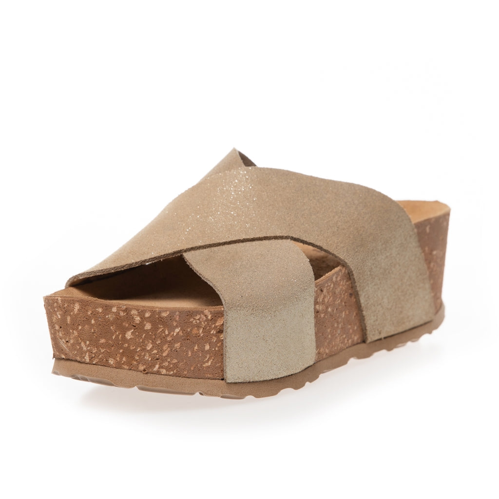 COPENHAGEN SHOES MY GOLD ONES Sandaler med kilehæl 0051 GOLD