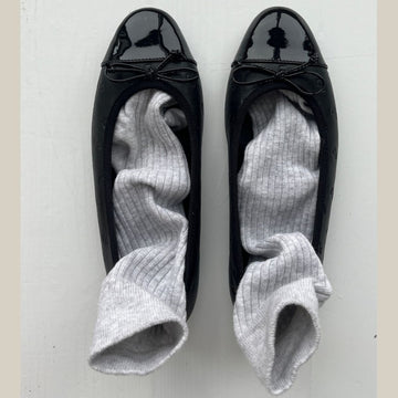 COPENHAGEN SHOES MY OWN BALLERINAS Ballerina 2400 BLACK (LOGO)