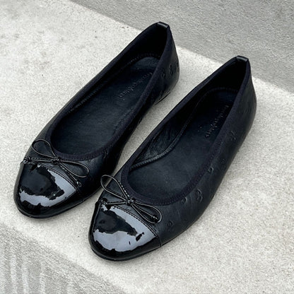 COPENHAGEN SHOES MY OWN BALLERINAS Ballerina 2400 BLACK (LOGO)