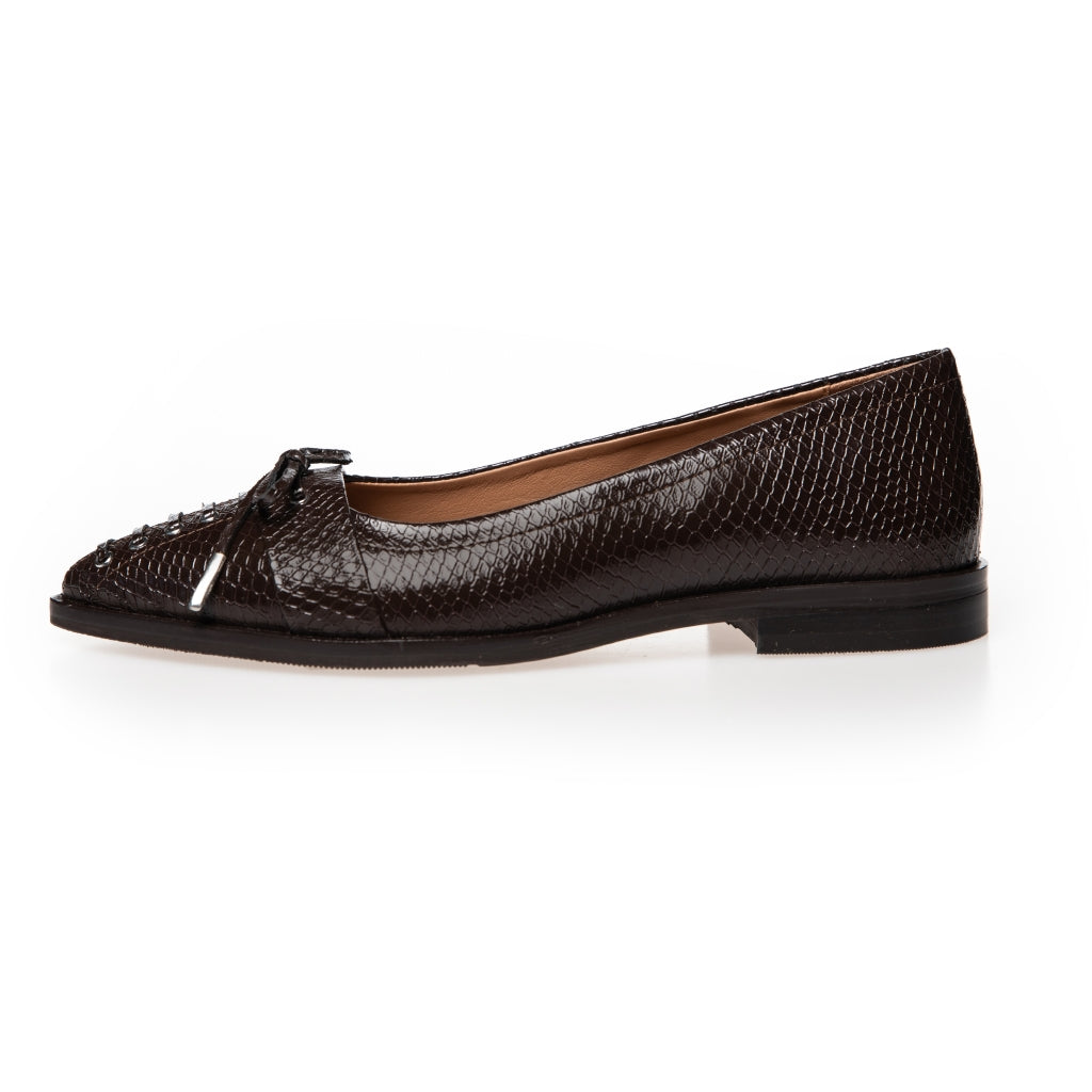 COPENHAGEN SHOES MY PARIS Ballerina 004 Dark brown