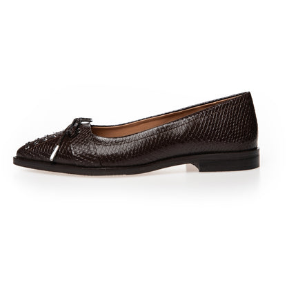 COPENHAGEN SHOES MY PARIS Ballerina 004 Dark brown